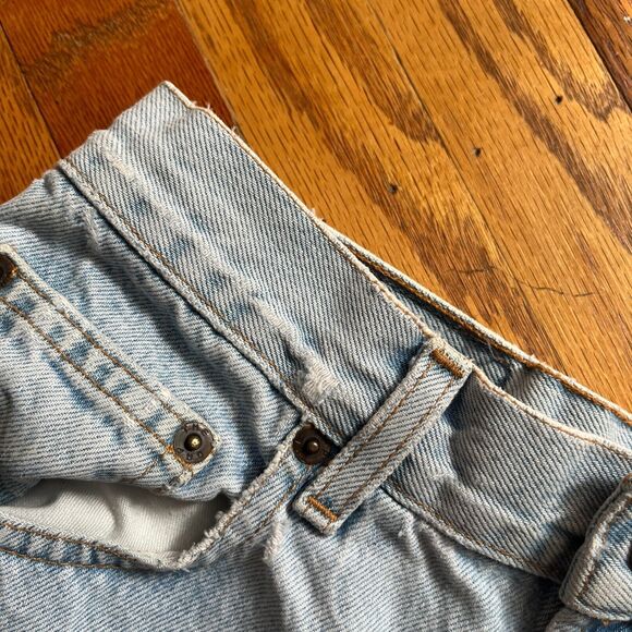 Vtg Gap Denim Classic Fit Jeans Women Size 12 Reg Blue Light Wash High Rise Mom - Picture 8 of 14